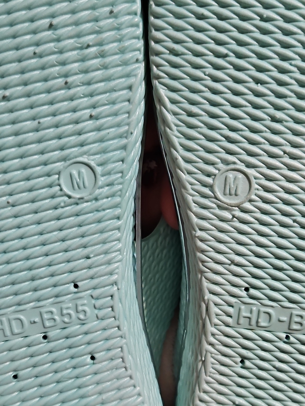 chatties Mint Teal Floral Jelly Flip Flop Sandals - Picture 5 of 6